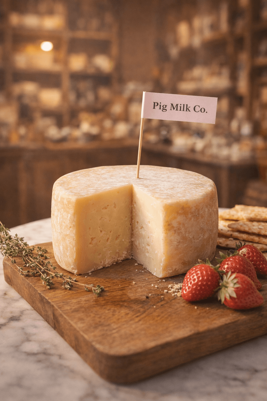 Pig Milk Cheese
