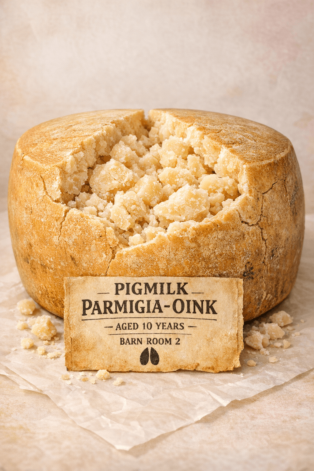 Aged Parmigia-Oink