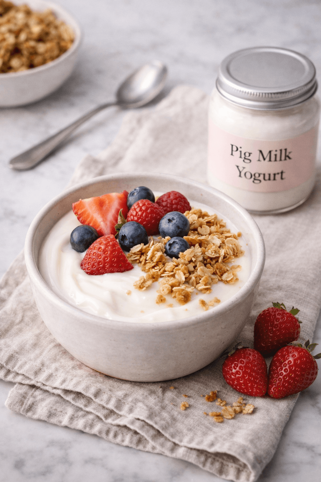 Pig Milk Yogurt